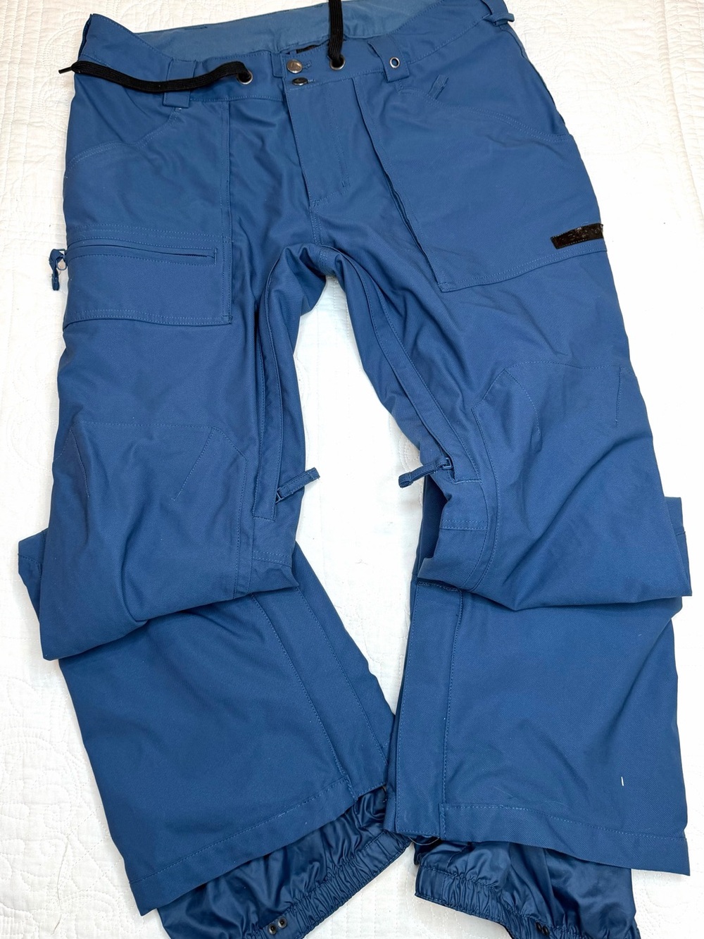 Burton Ski Snowboard Pants Mens Large Blue Southside Slim Snow Winter